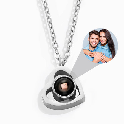 Personalized Heart Necklace with Photo – A Memory Forever